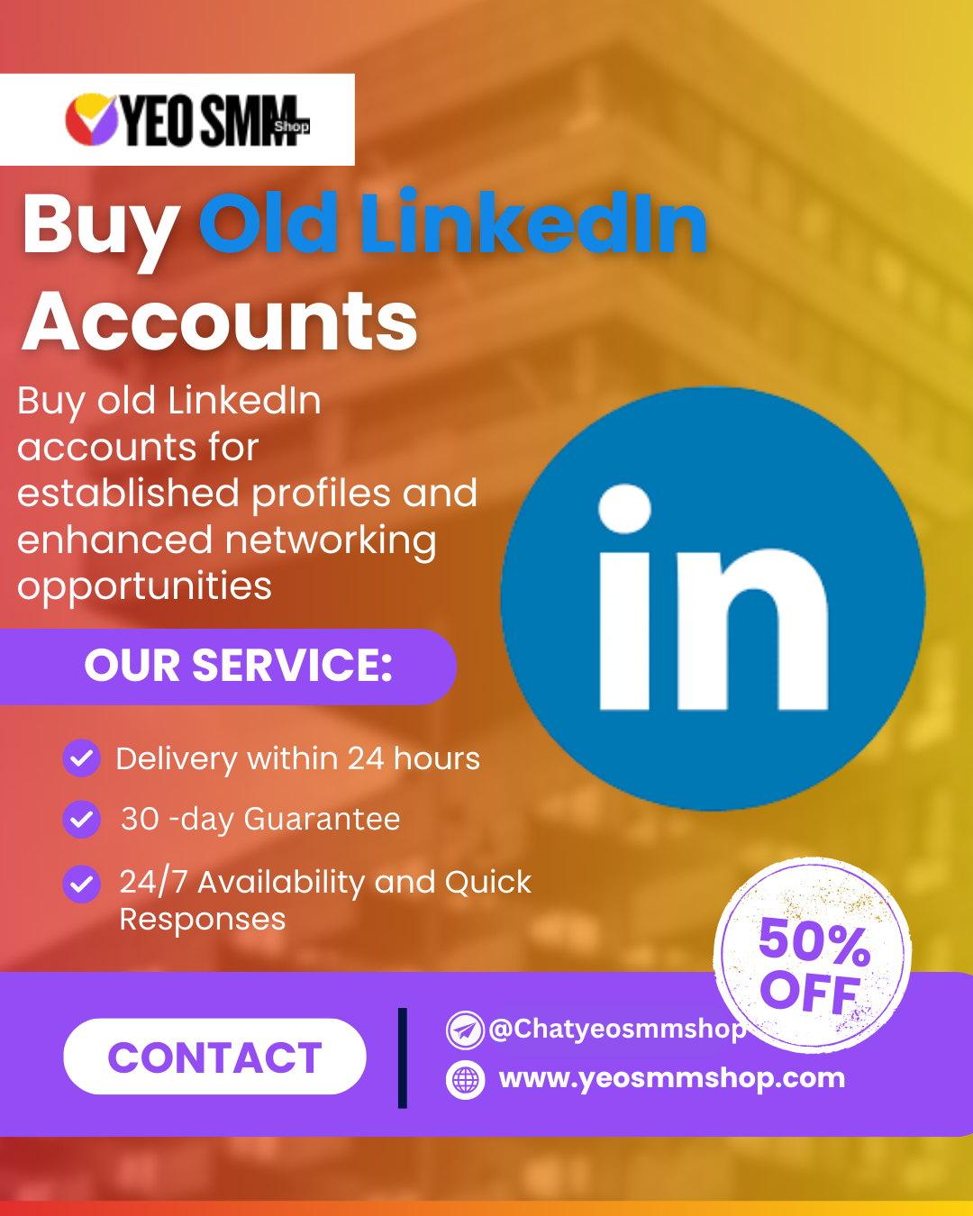 Buy Old LinkedIn Accounts