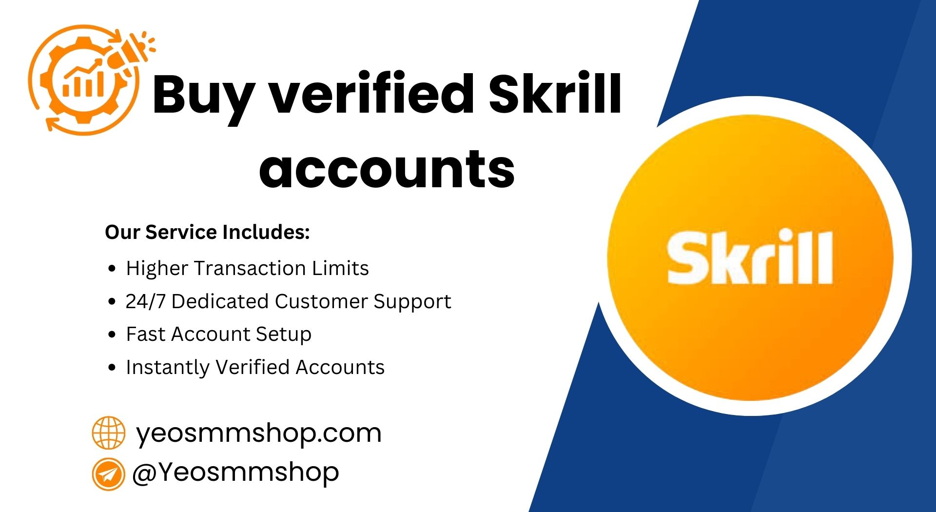 Buy verified Skrill accounts