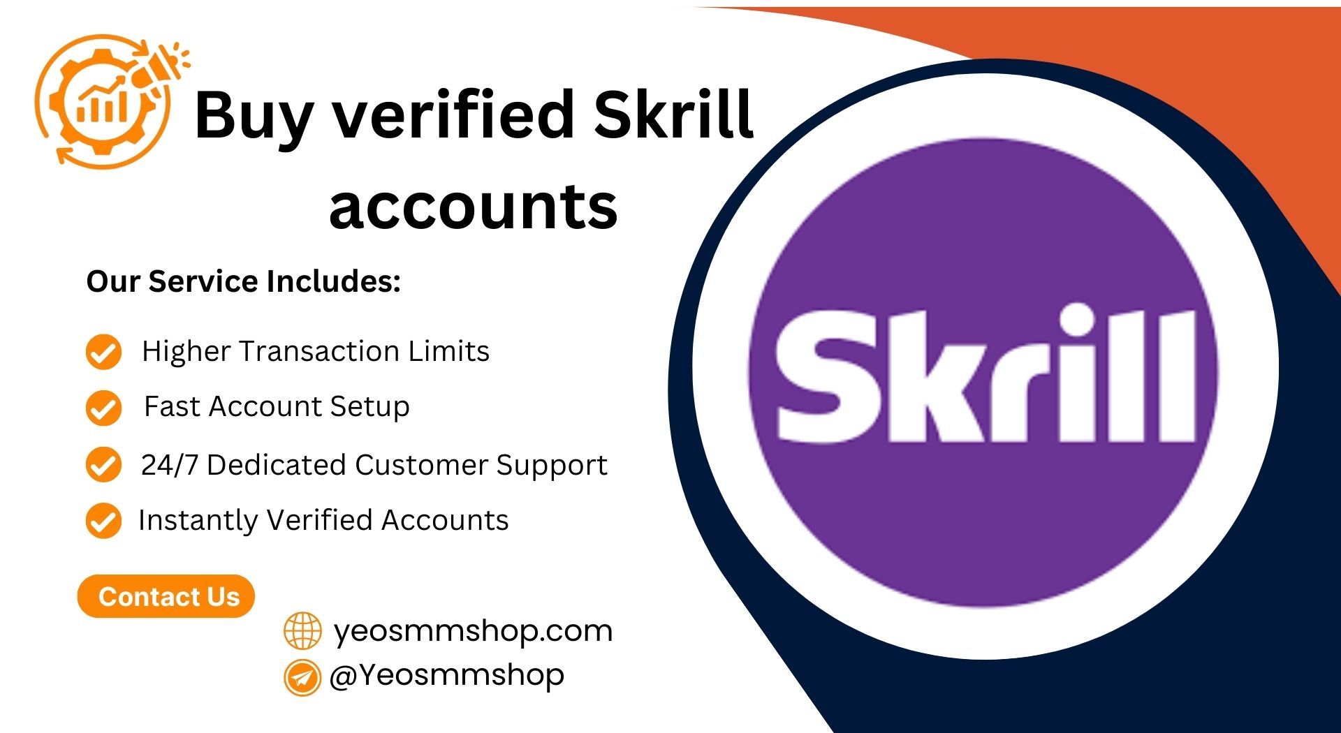 Buy verified Skrill accounts