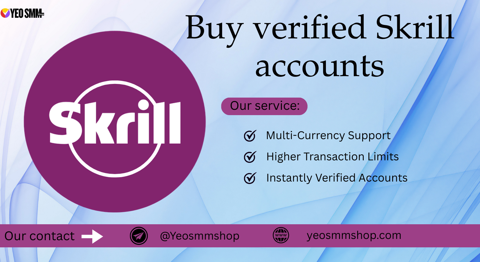 Buy verified Skrill accounts