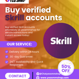 Buy verified Skrill accounts