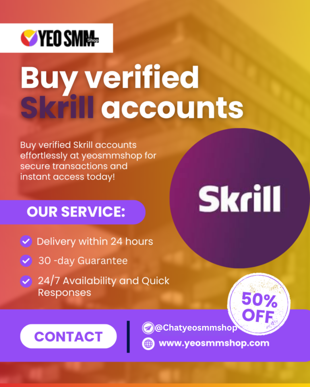 Buy verified Skrill accounts